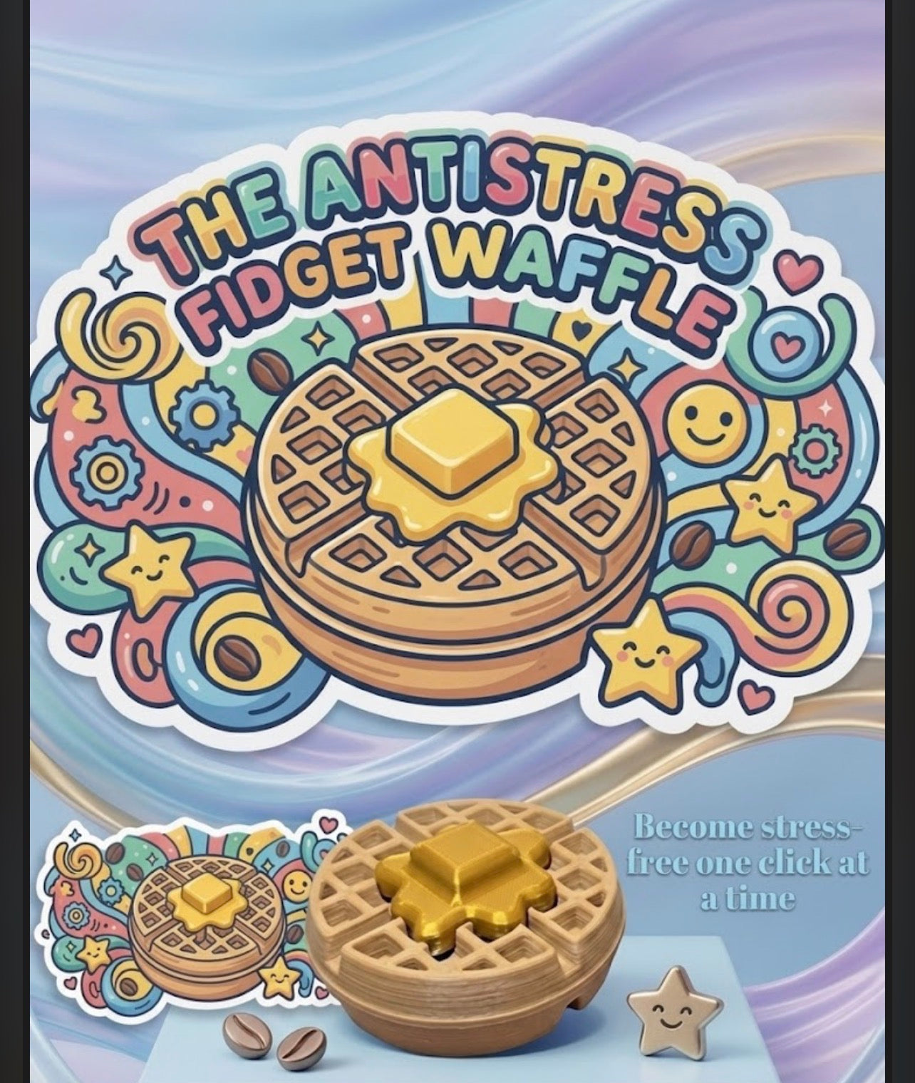 The Antistress Waffle Fidget